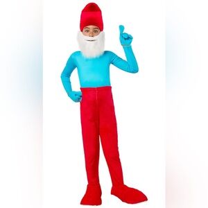 Kids Red and Blue Gnome Costume